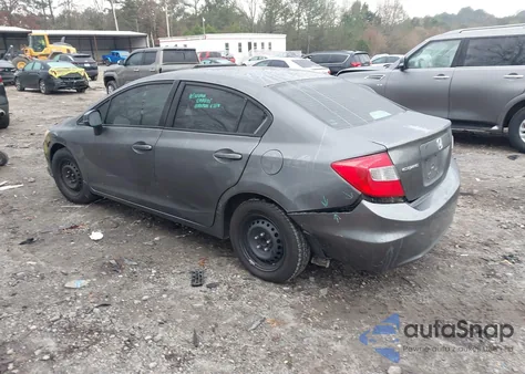 2012 Honda Civic Lx from USA, damaged, VIN 2HGFB2F58CH303354